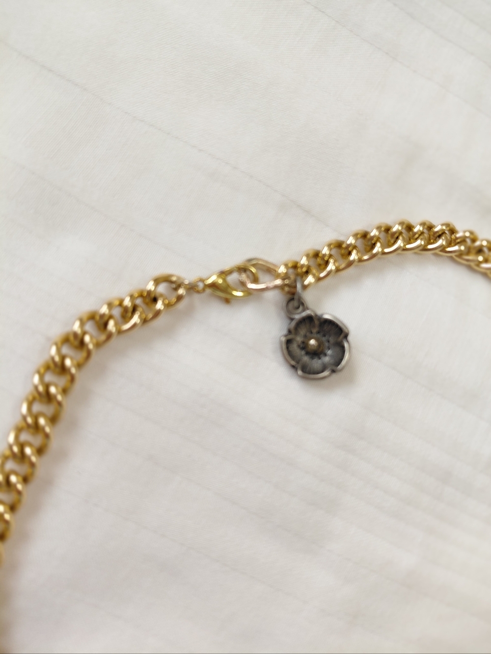 Coach Gold Silver Charm Necklace - Picture 3 of 5